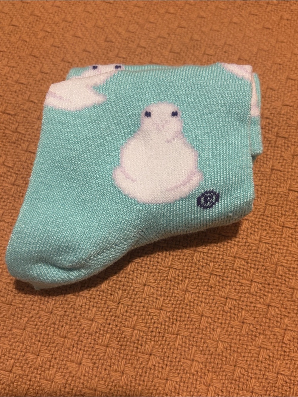 Mint Peeps socks